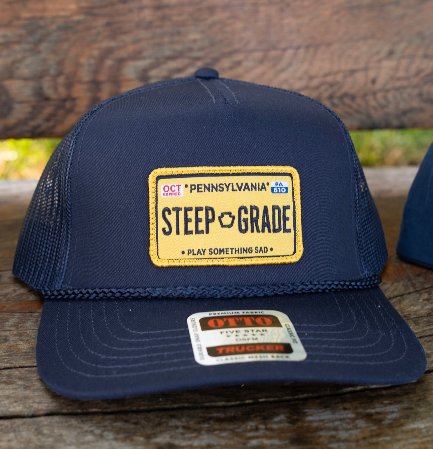 Navy Trucker Hat