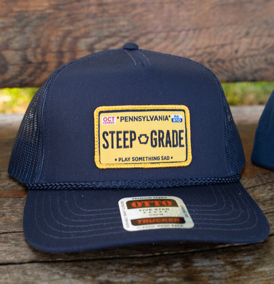 Navy Trucker Hat